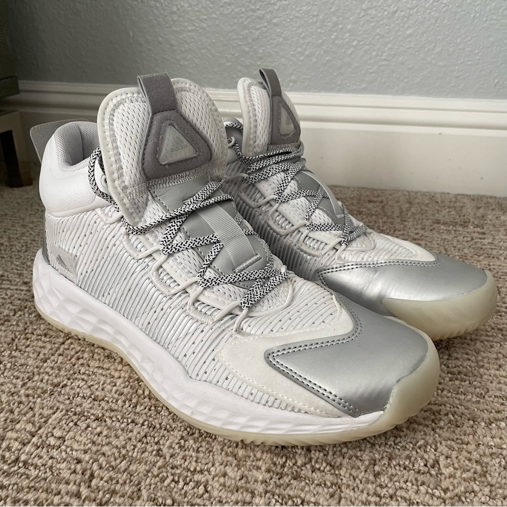 Adidas pro boost mid light onix basketball 🏀 shoes